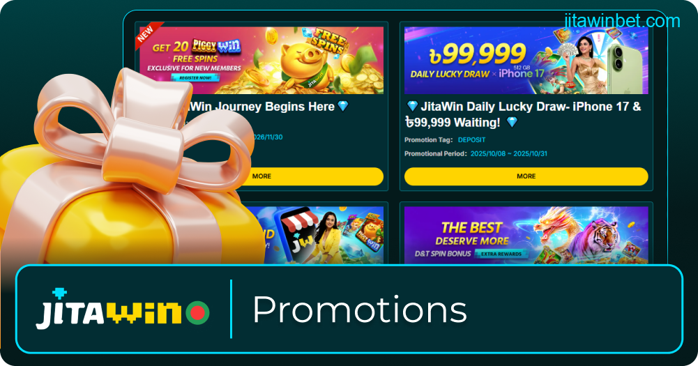 Jitawin promotions for Bangladesh users