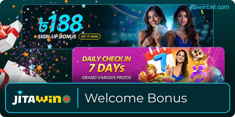Jitawin welcome bonus for newcomers