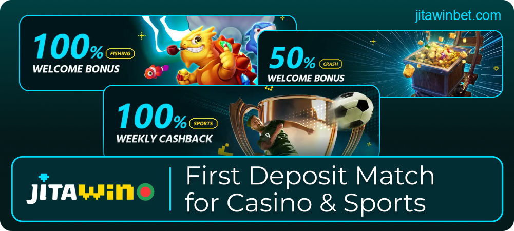 Jitawin first deposit match offer