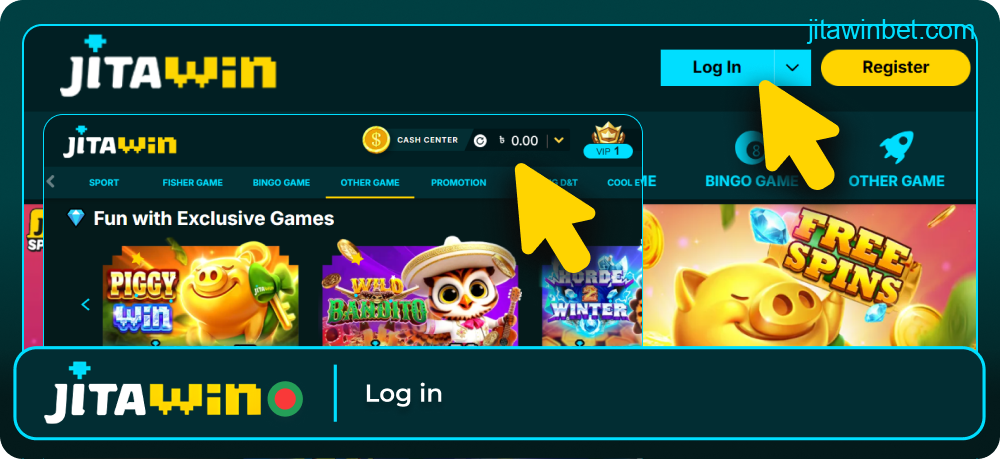 Log into Jitawin and check balance