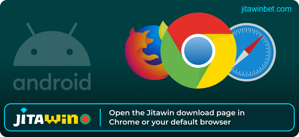 Open Jitawin APK page in browser