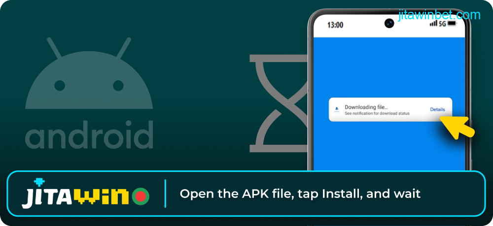 Open downloaded Jitawin APK to install