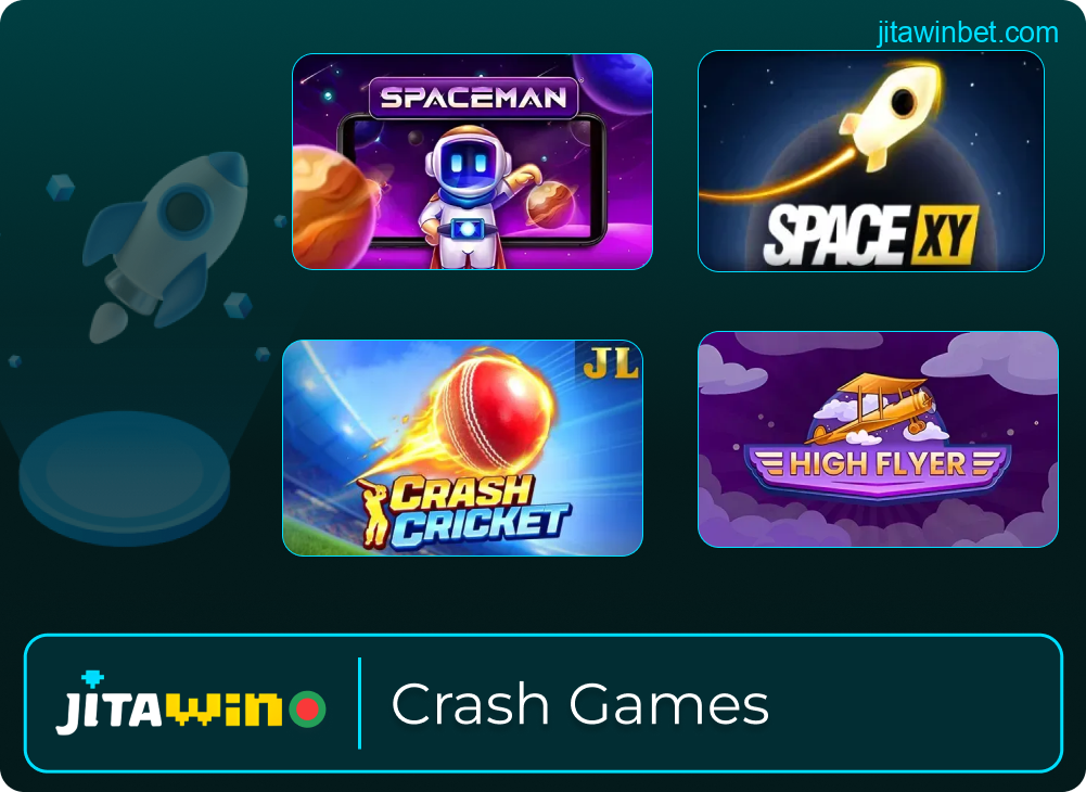 Crash game options on Jitawin