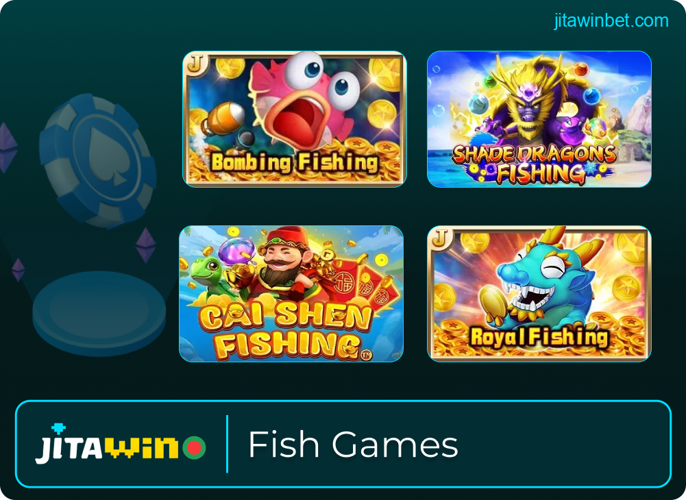 Fish games available on Jitawin