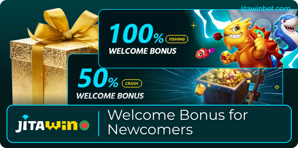 Welcome bonus for Jitawin newcomers