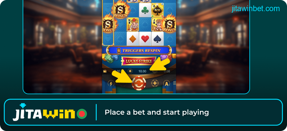 Place bet and play on Jitawin